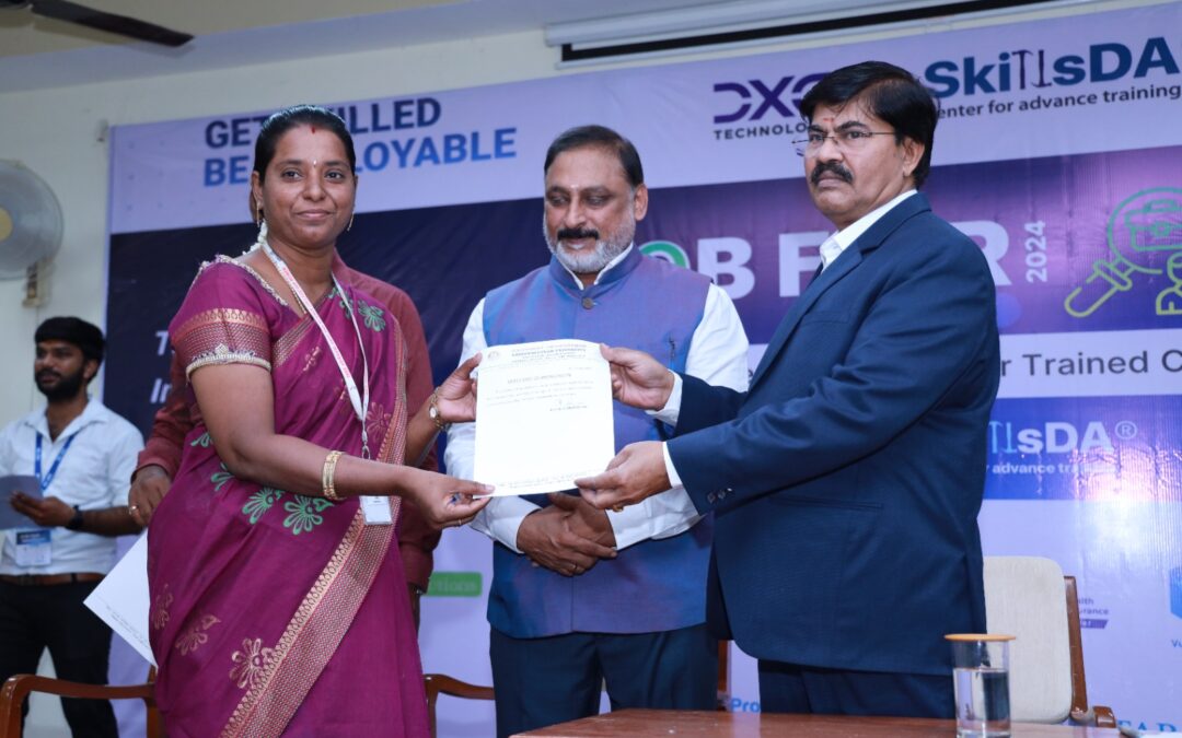 SkillsDA, DXC Technologies and NASSCOM Foundation collaborate with Thiruvalluvar University to empower career aspirations of students with a Mega Job Fair